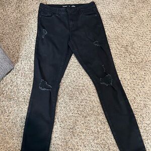 Old Navy Midrise Rockstar Super Skinny Distressed Jeans